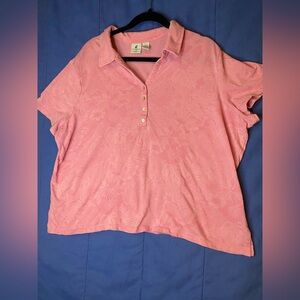 Caribbean Joe Pink Button Down Shirt